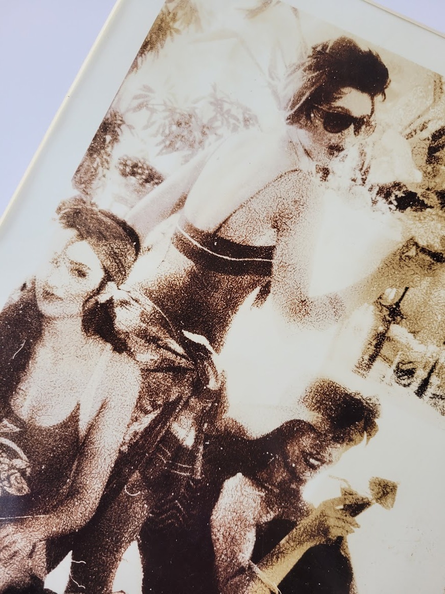 Mill Hill Pool Ladies, zoom rêveur - imprimé kodalith aux tons bruns doux