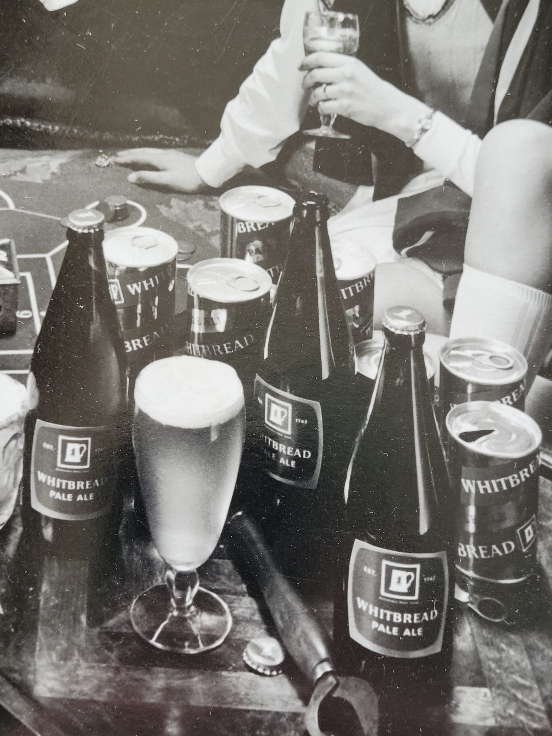 Tiddlywinks college students drinking Whitbread at Crystal Palace, the photographer's first ever orgy, by Michael Joseph