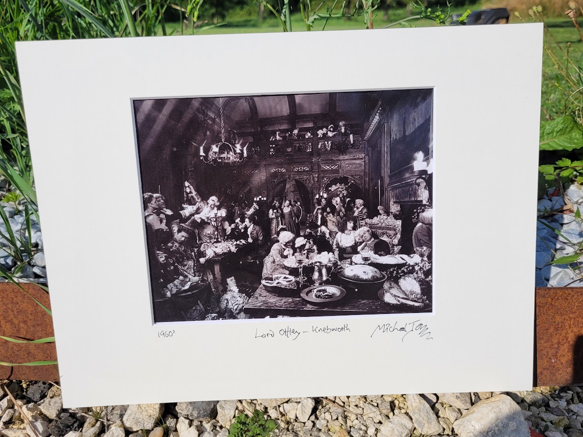 Lord Offley orgy, merrily drinking Port with his friends, black and white by Michael Joseph