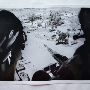 Saigon helicopter war photography with Keith Kay and machine gun by Michael Joseph
