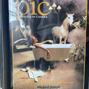 Pic magazine cover poster, lady in bath with White Horse - out-take for the famous ad, by Michael Joseph
