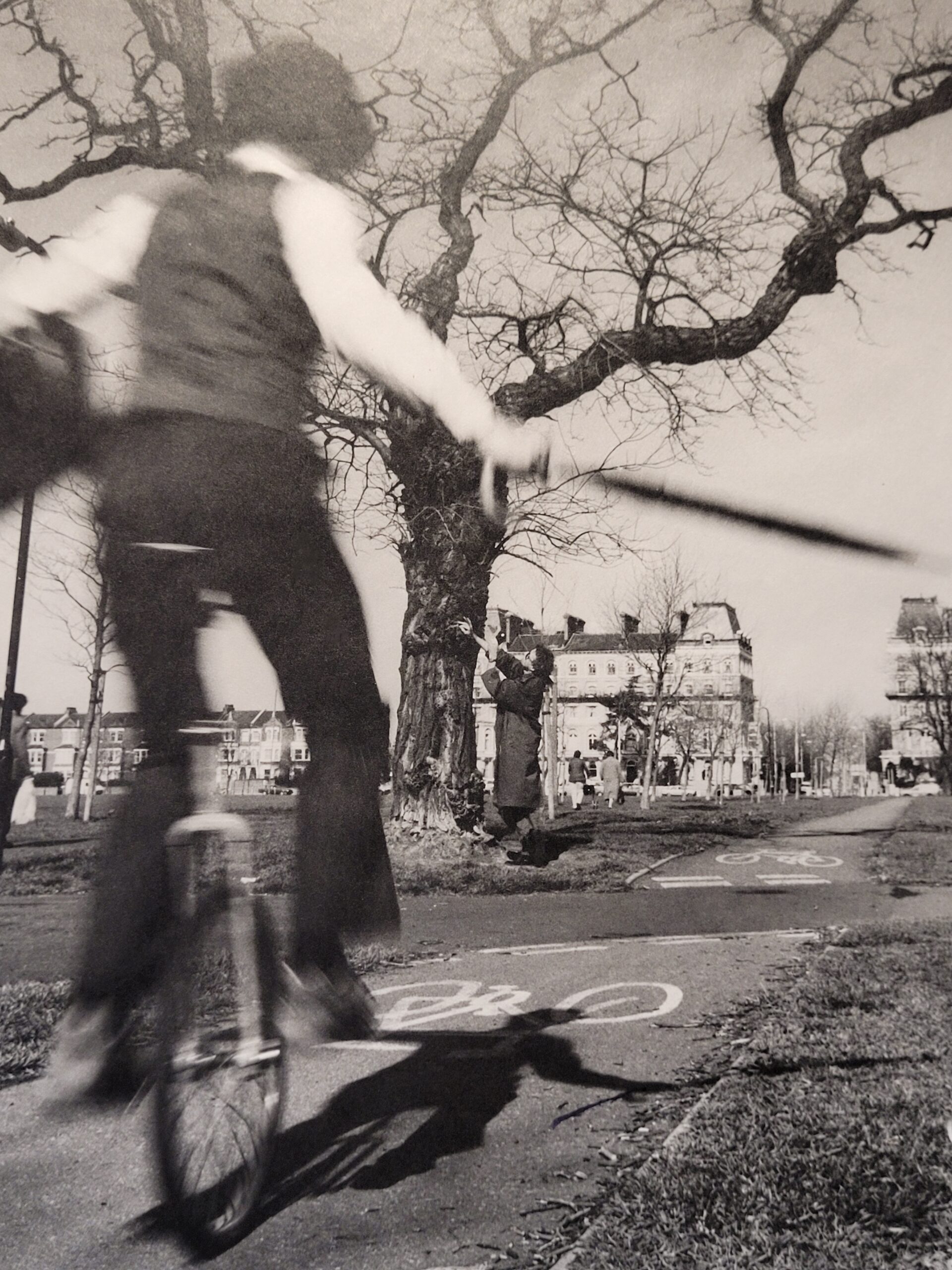 Portrait unicycliste sur Clapham Common à Londres, par Michael Joseph