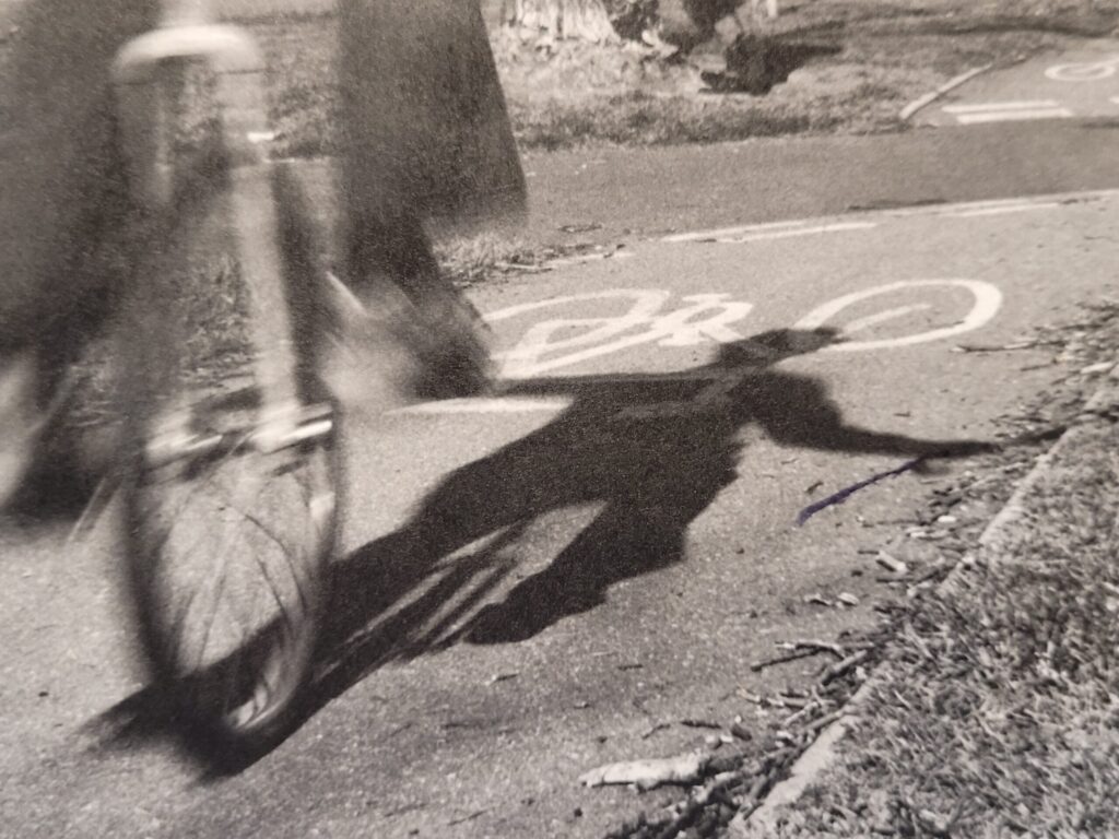 Portrait unicycliste sur Clapham Common à Londres, par Michael Joseph