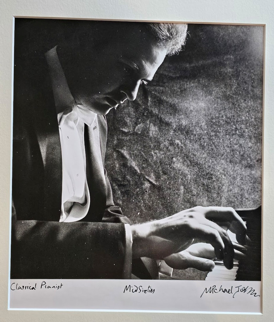 Classical pianist - test shot of the individual playing the piano in total concentration by Michael Joseph