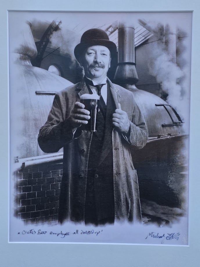 Chester beer employee all dressed up - beer advert by Michael Joseph