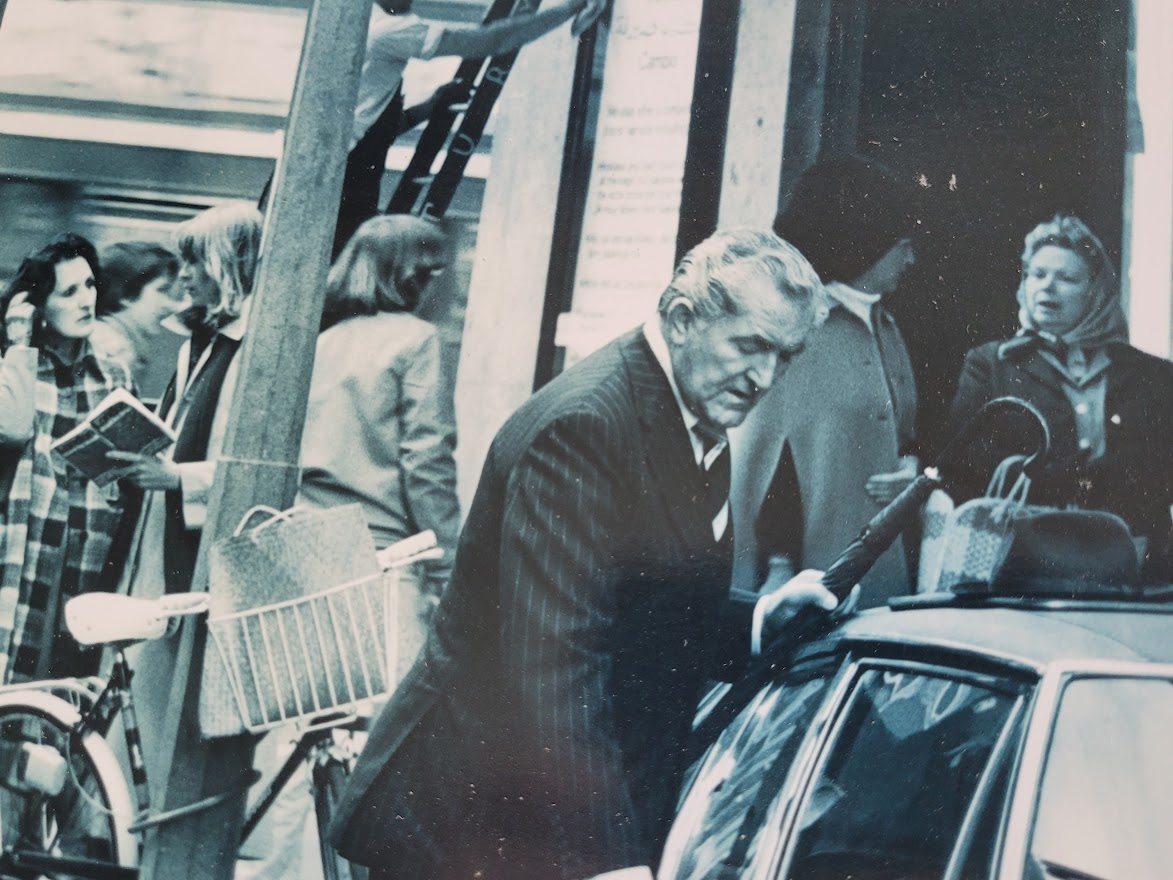 The end is nigh - prepare to meet thy doom, unusual sixties street scene by Michael Joseph