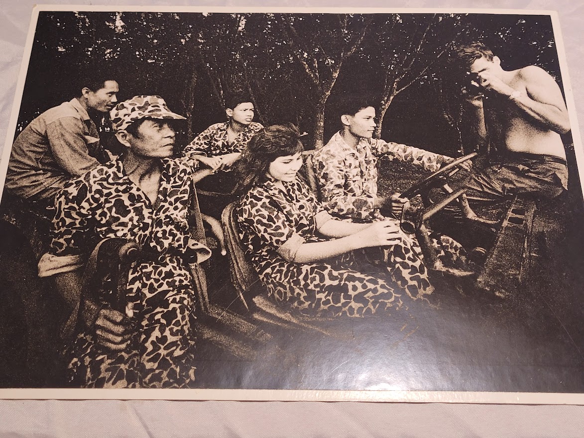 Female Soldier in south Vietnam, magazine cover plus print featuring the photographer by Michael Joseph