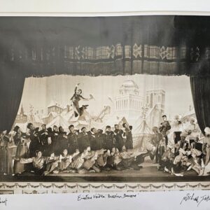 Russian dancers for Eristow Vodka advert, authentic darkroom test print by Michael Joseph