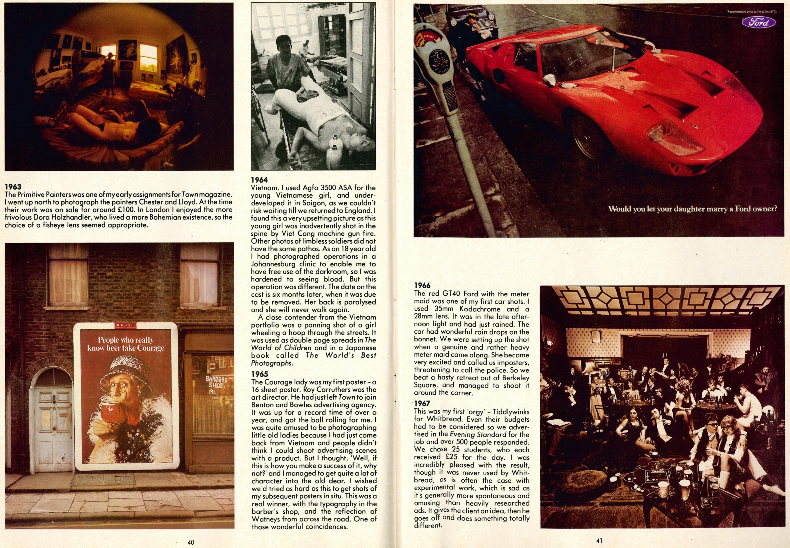 Pic Magazine, article about the work of Michael Joseph, London Advertising Photographer (text in english)