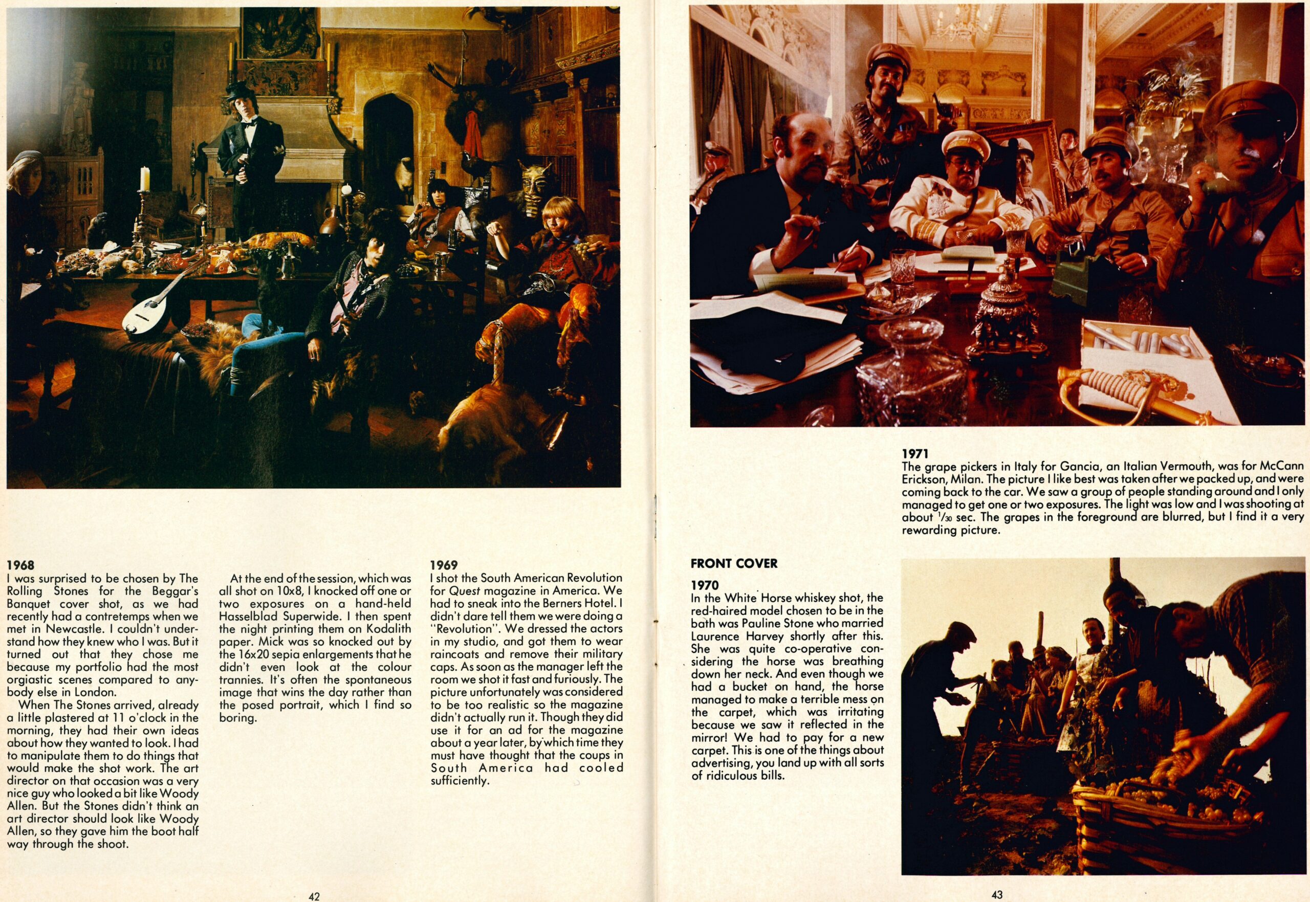 Pic Magazine, article about the work of Michael Joseph, London Advertising Photographer (text in english)