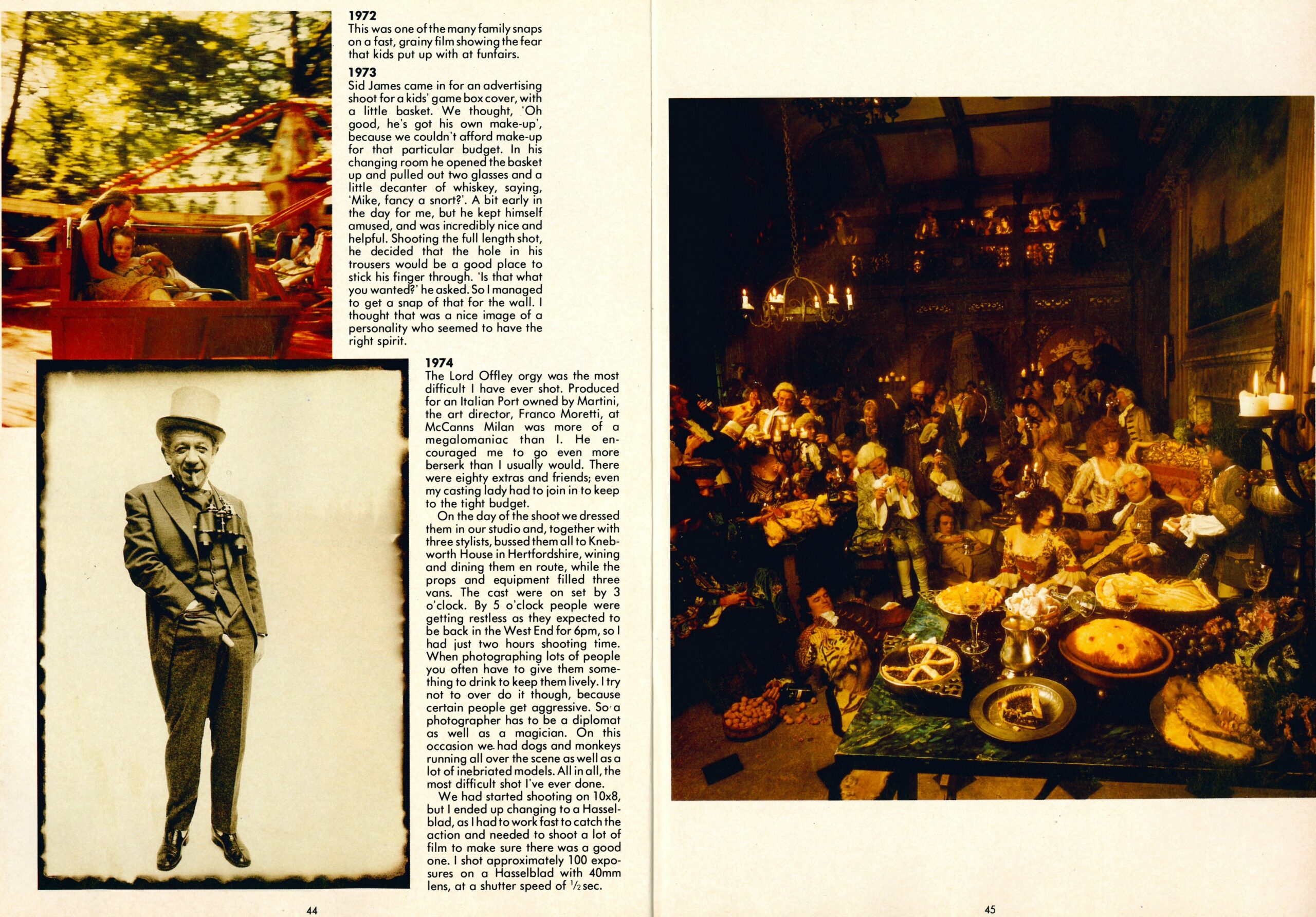 Pic Magazine, article about the work of Michael Joseph, London Advertising Photographer (text in english)