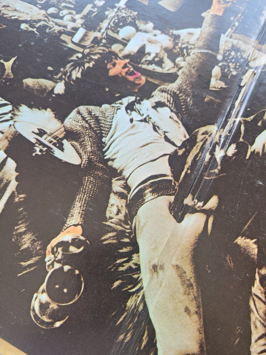 Album Vinyl Beggars Banquet - signé par le photographe, musique par les Rolling Stones, photo prise à Sarum Chase