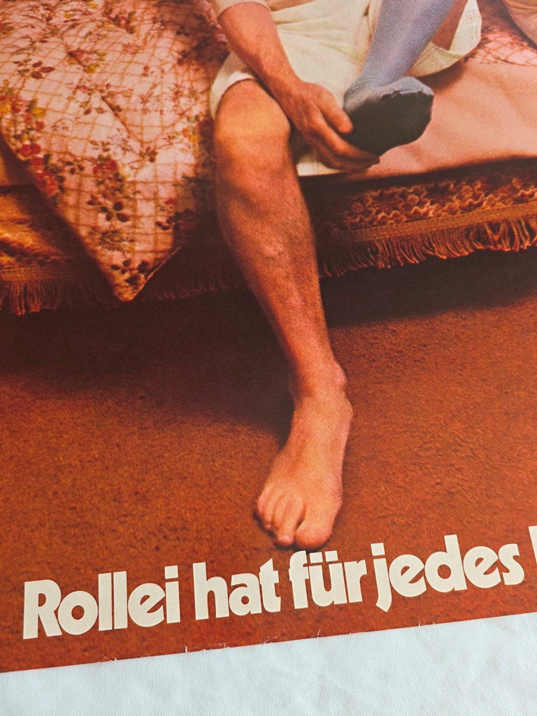 Laurel & Hardy - Rollei Campagne , 1974 (sosies) - affiche double face, photo par Michael Joseph – Image 3