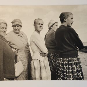 Five swedish women waiting, test print from the sixties by Michael Joseph