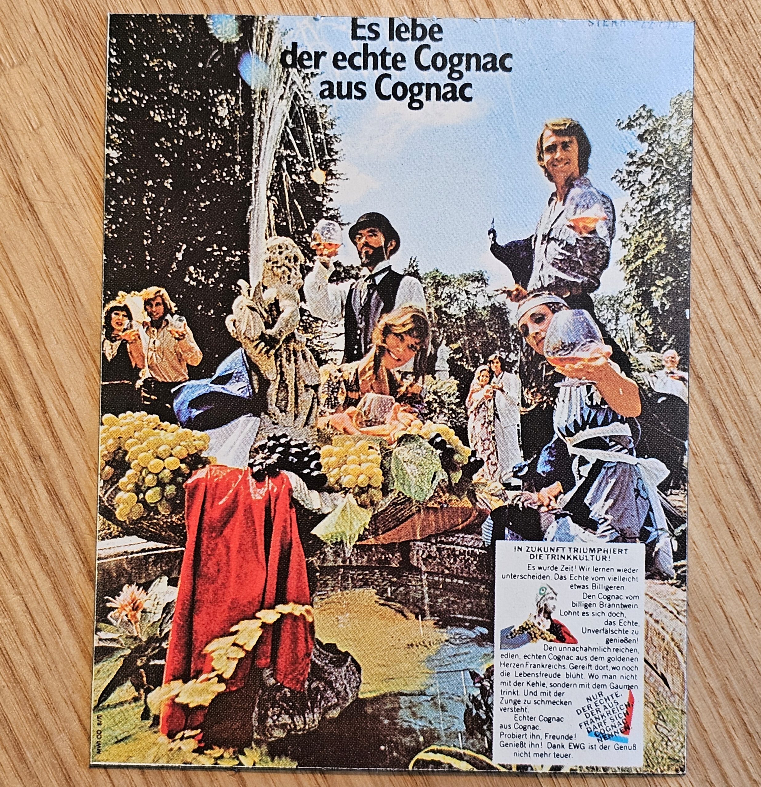 "Magnet publicitaire vintage sur l'alcool, mélange de pubs loufoques sur les boissons – premiers arrivés, premiers servis."