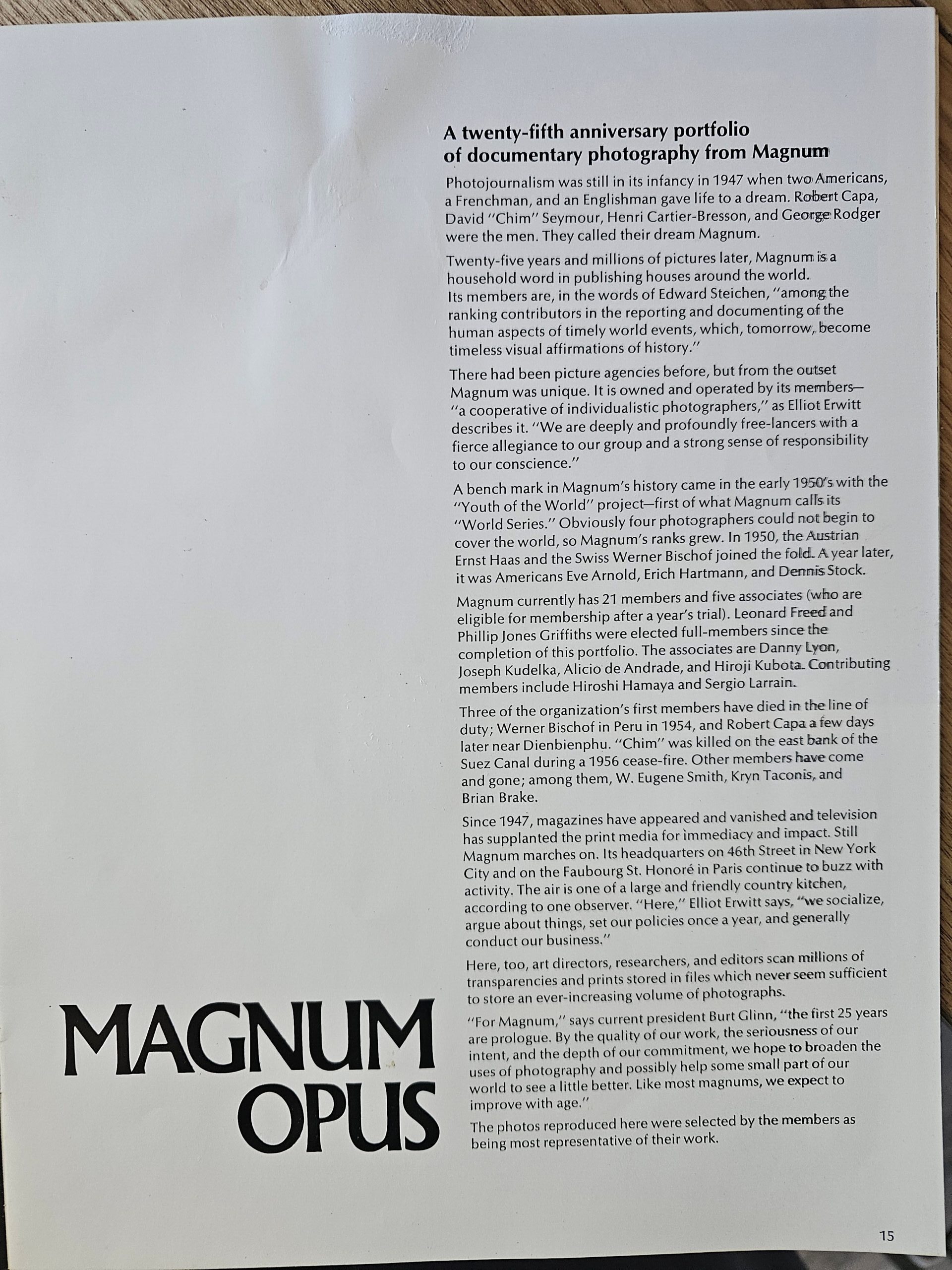 “Cheers” – A Photographic Toast by Michael Joseph, London Advertising Photographer article in Kodak Magazine edition 4 from 1972