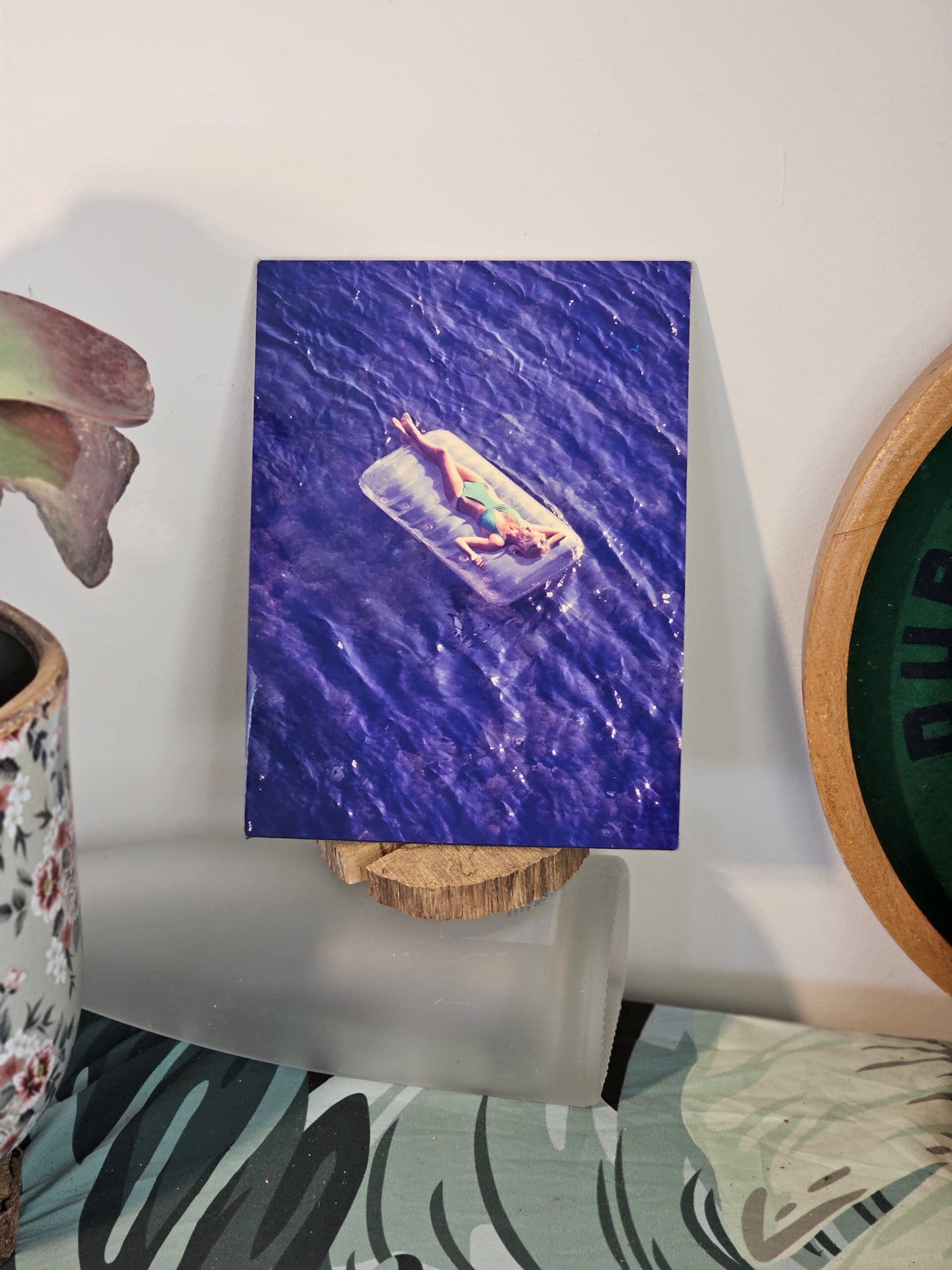 Dreamily floating on the ocean, precious lilo time gloss finish - by Michael Joseph