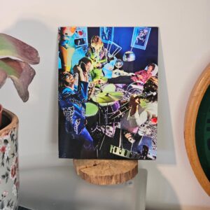 Seventies Studio jam session - small format on aluminium, gloss finish, photo by Michael Joseph