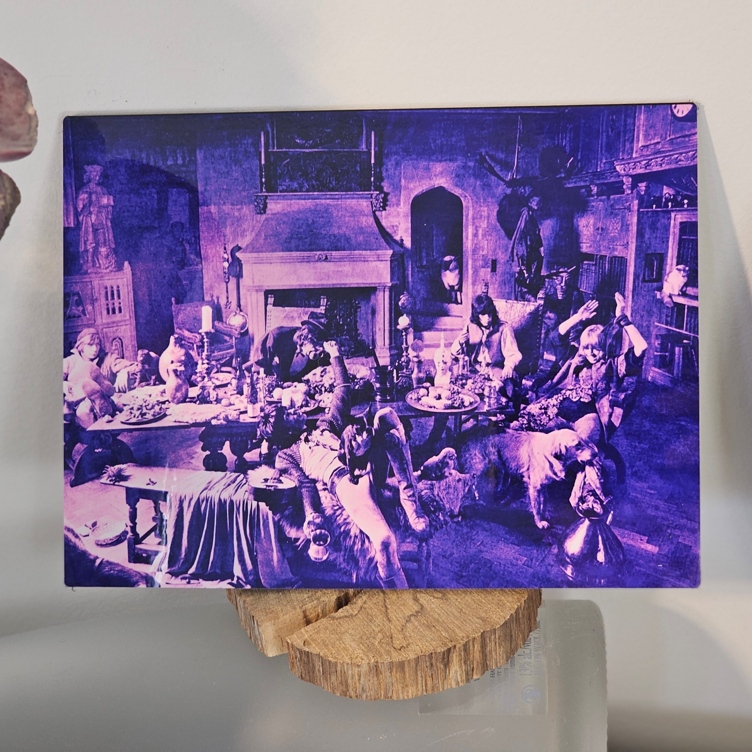 Purple Banquet, small print on aluminium, gloss finish, photo by Michael Joseph