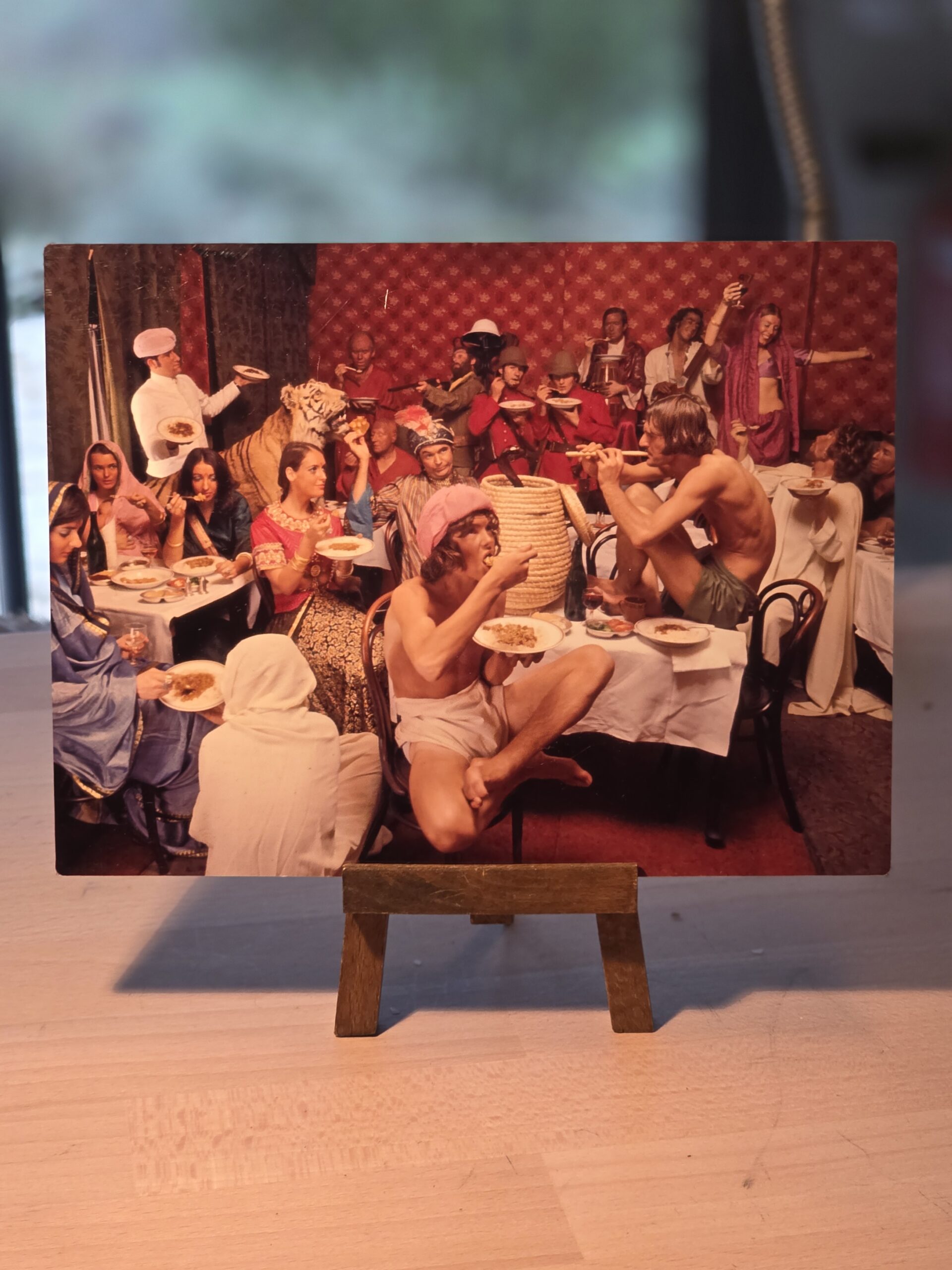 Indian Banquet, out-take from an advertising photo-shoot, gloss finish photo by Michael Joseph