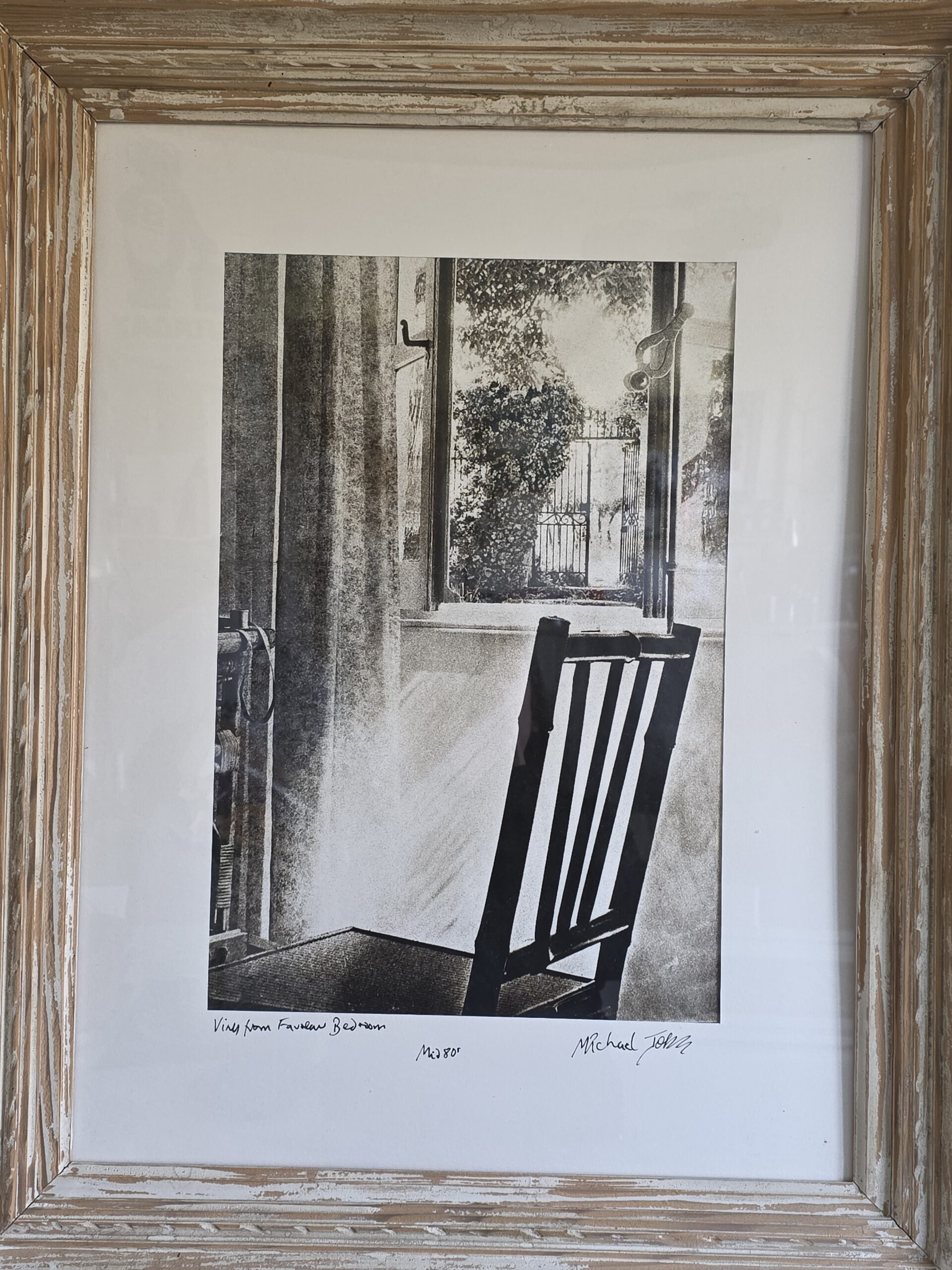 Window, Chair, Light – A Rare Intimate Composition by Michael Joseph