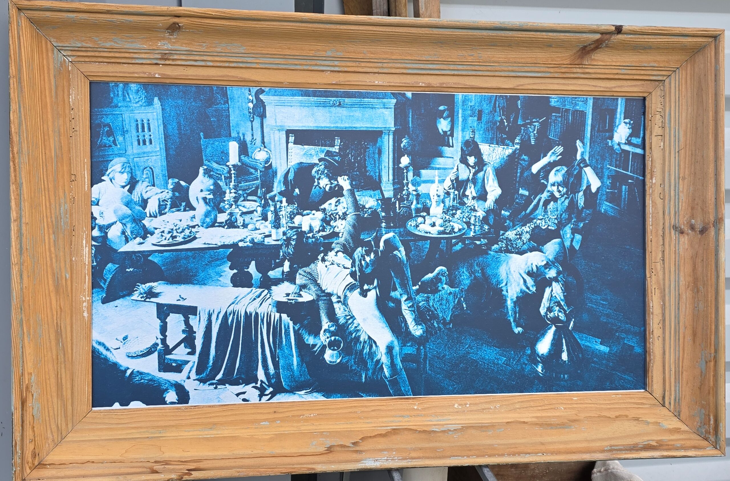 Blue-toned Banquet, Rolling Stone, Aluminium print, Michael Joseph