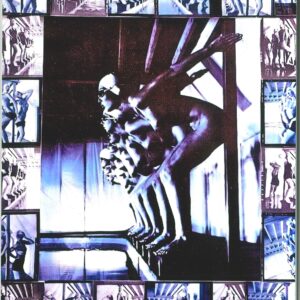 Ready to dive, gloss finish, blue, print on aluminium, photo by Michael Joseph