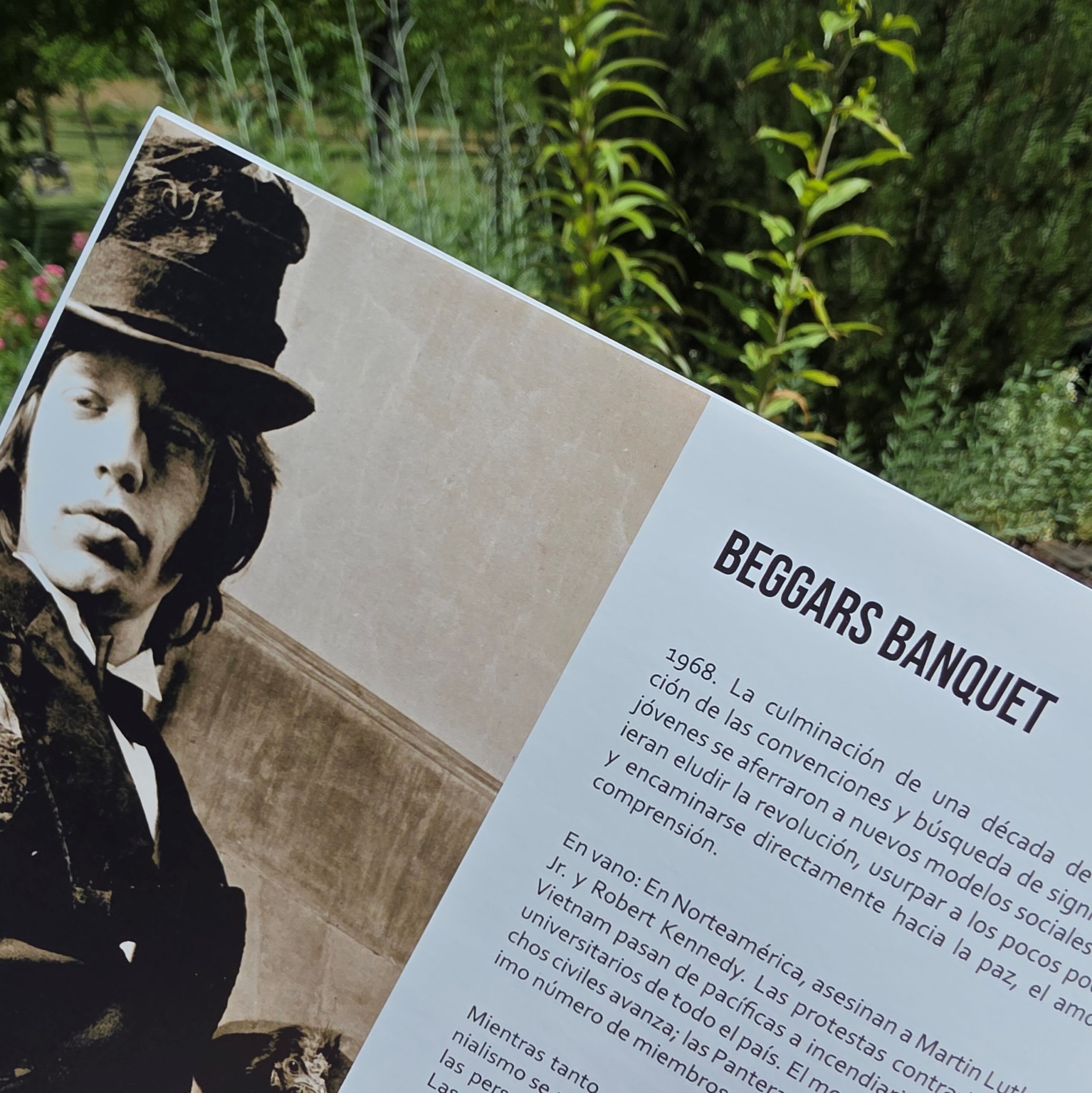 Catalogue Espagnol des Photos Beggars Banquet Rolling Stones par Michael Joseph Juin 1968