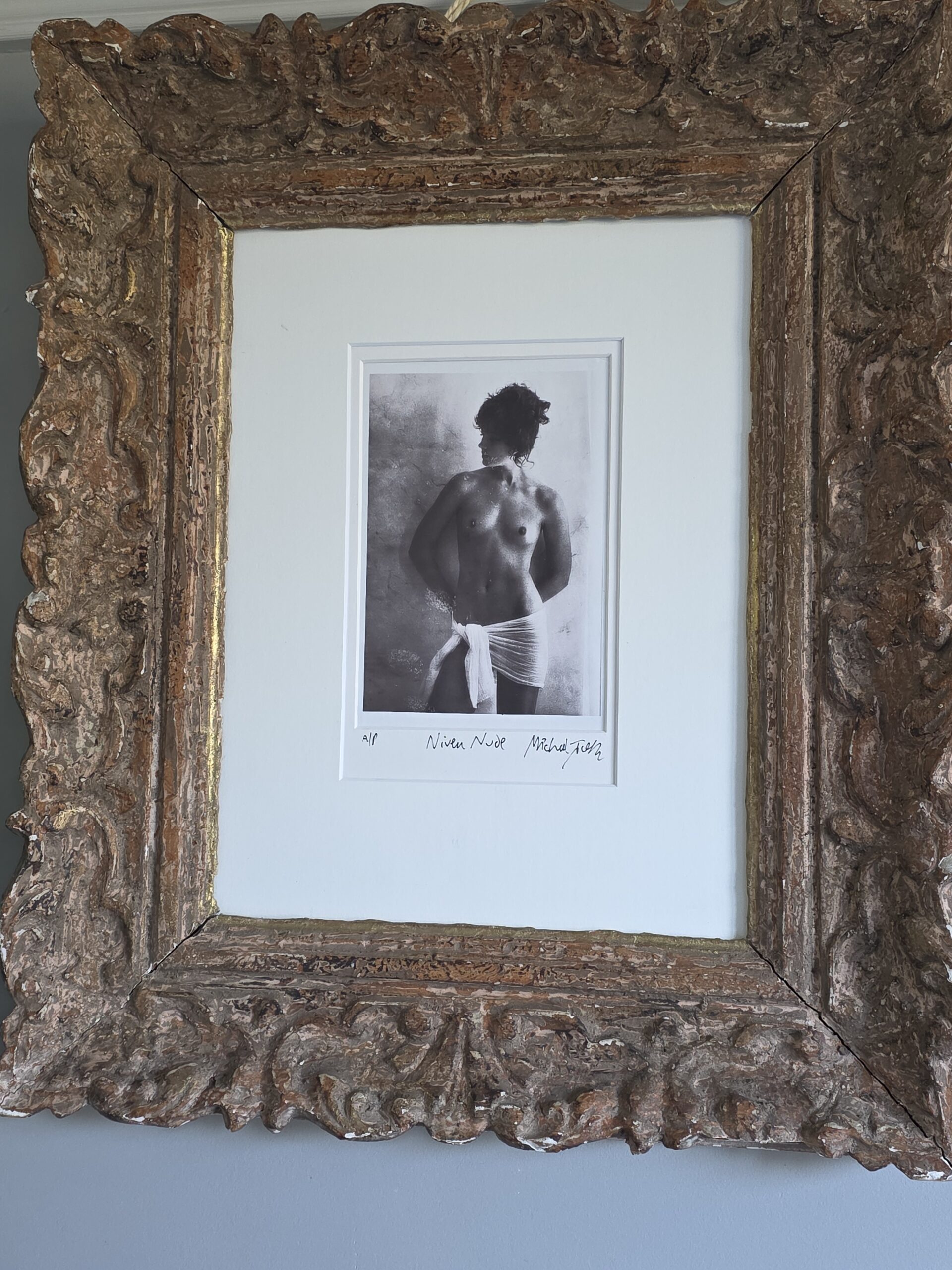 Tirage argentique original – Nu féminin (photo prise dans les années 1970) – signé Michael Joseph – Image 3
