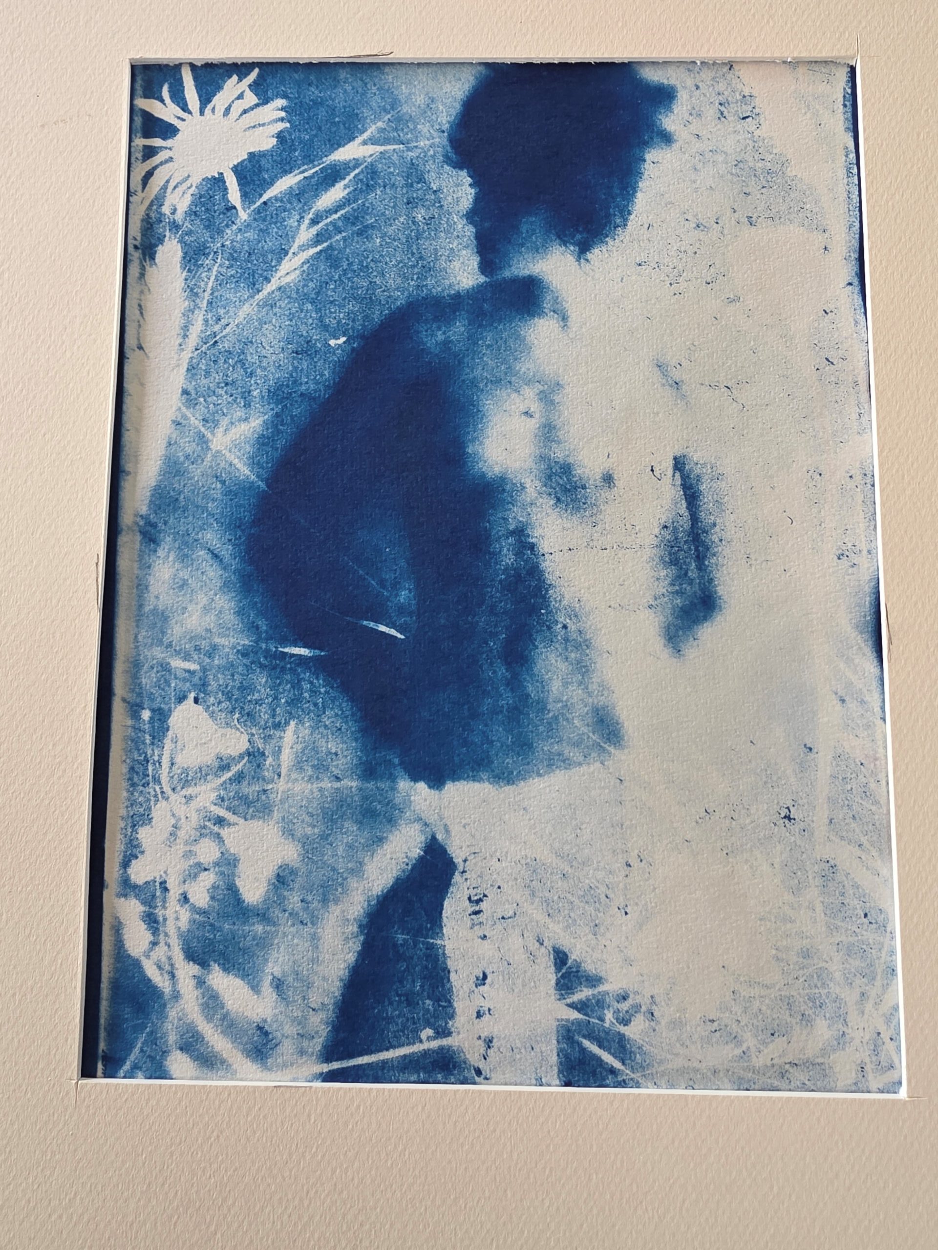 Nivea, nu féminin, cyanotype, photo by Michael Joseph