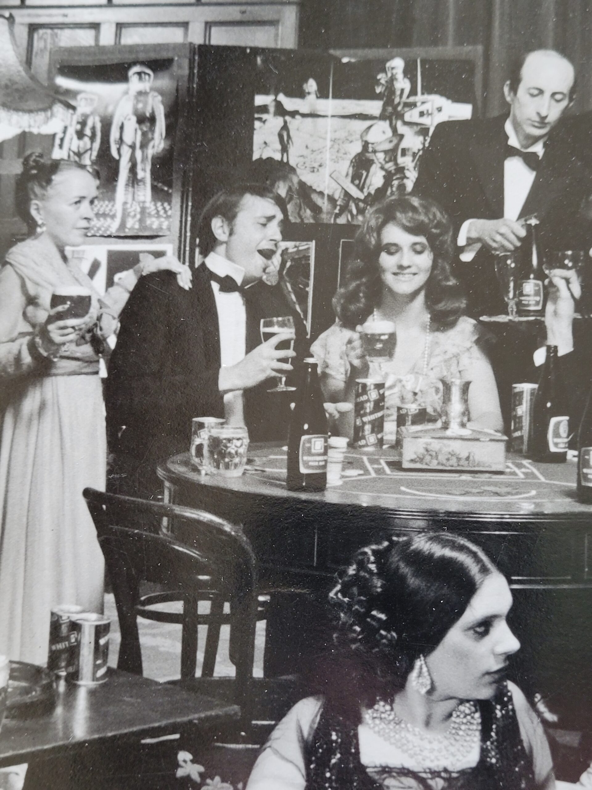 Tiddlywinks college students drinking Whitbread at Crystal Palace, the photographer's first ever orgy, by Michael Joseph – Image 3