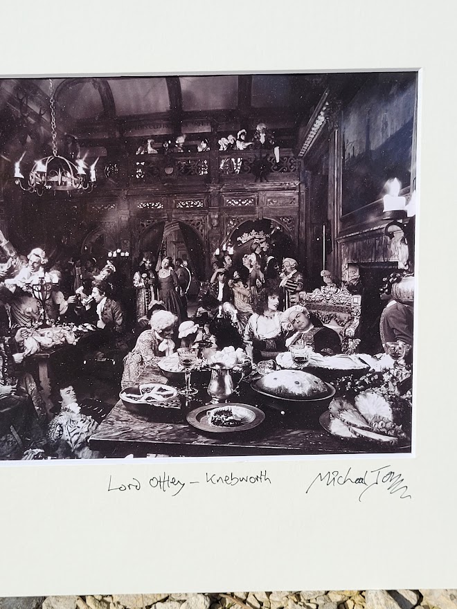 Lord Offley orgy, merrily drinking Port with his friends, black and white by Michael Joseph – Image 3