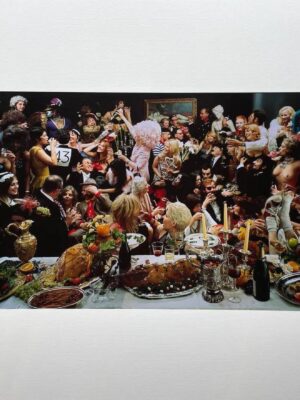 Fernet-Branca, the other banquet - a group photo-shoot, unique Cibachrome print by Michael Joseph