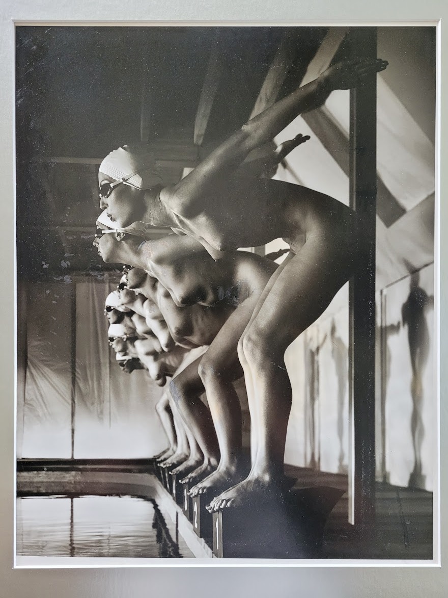 Ready to Dive, Pool Ladies - Playboy US photoshoot authentic darkroom print by Michael Joseph