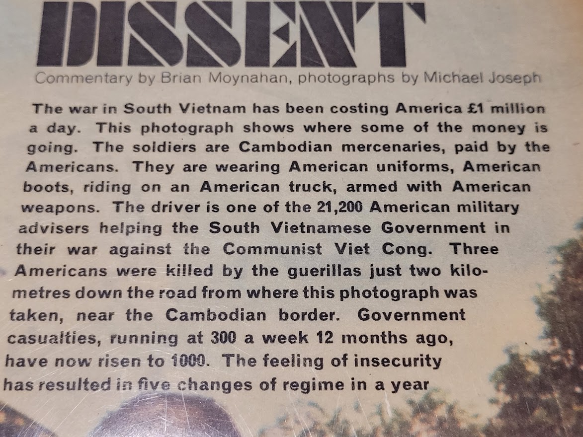 South Vietnam in 1964, magazine article advise and dissent, by Michael Joseph – Image 2