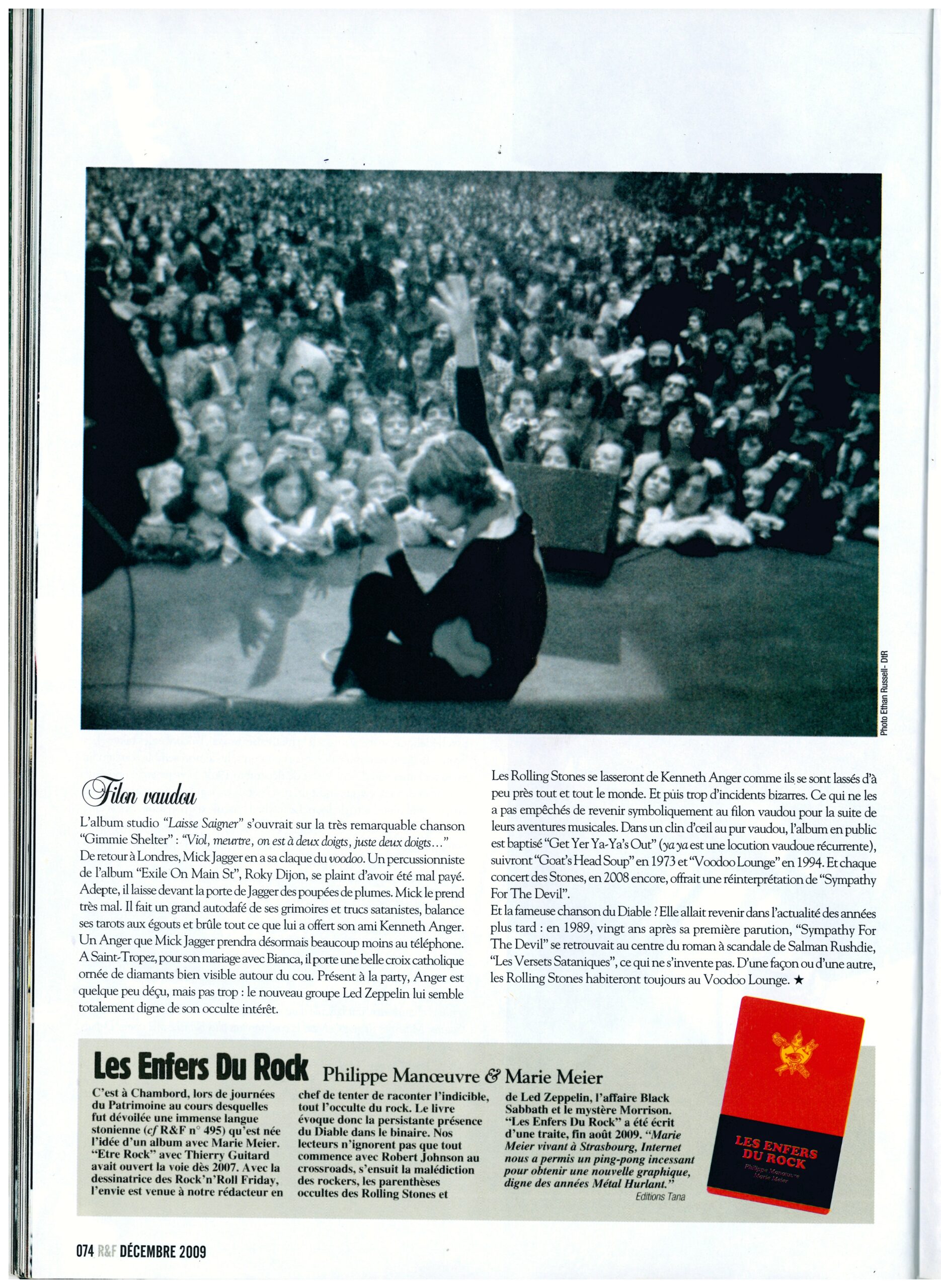 Condoléances pour le diable, article dans magasine Rock Français par Philippe Manoeuvre sujet Rolling Stones Beggars' Banquet – Image 6