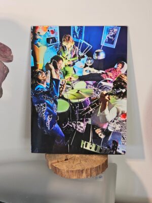 Seventies Studio jam session - small format on aluminium, gloss finish, photo by Michael Joseph