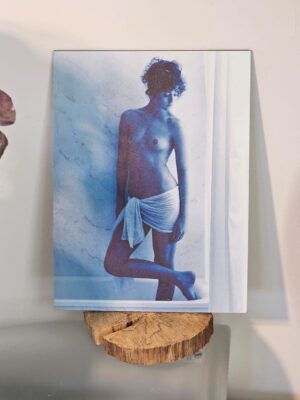 Nivea now in tubs - blue frontal - small format on aluminium, matt finish, photo by Michael Joseph