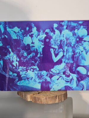 Kummel Ancora turquoise - orgy for alcohol advertisement - small format on aluminium, glossy photo by Michael Joseph