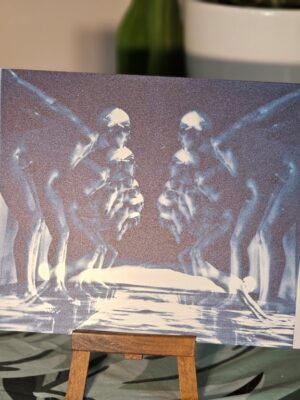 Dive either way blue – double exposure from the pool ladies series for Playboy US TV Channel (mat finish)
