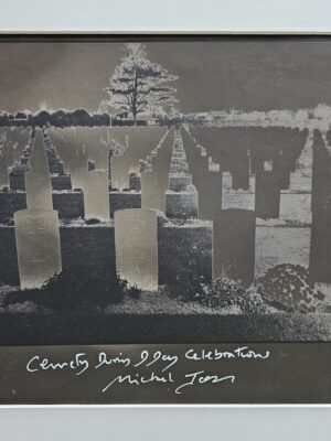 D-day celebrations cemetary solarised photo by Michael Joseph