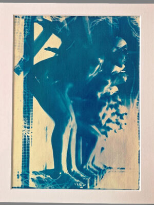 Ready to Dive – Unique Cyanotype – Pool Ladies Photo Shoot by Michael Joseph