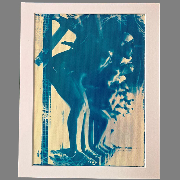 Ready to Dive – Unique Cyanotype – Pool Ladies Photo Shoot by Michael Joseph