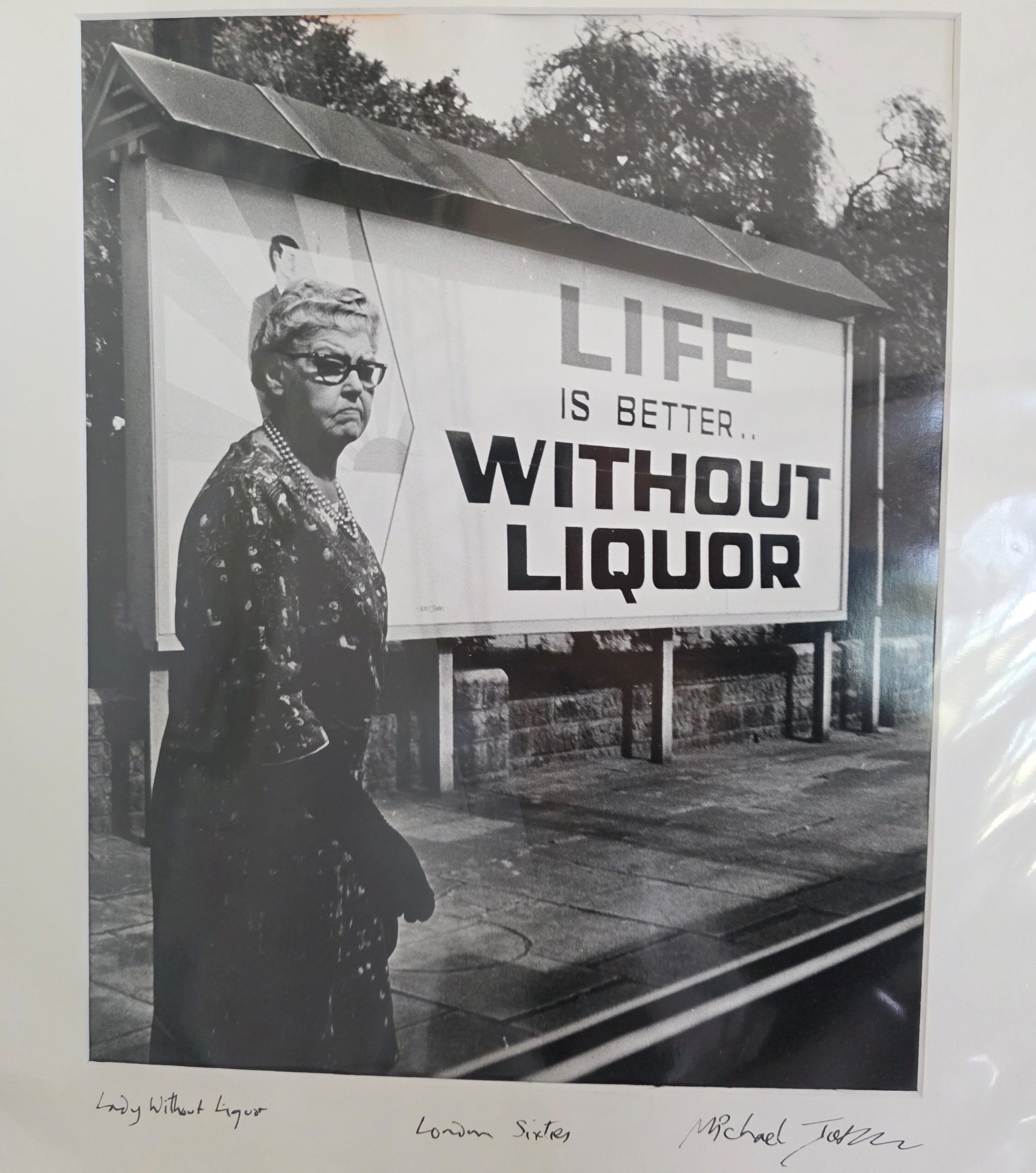 La vie est mieux sans alcool, Instant immortalisé par Michael Joseph