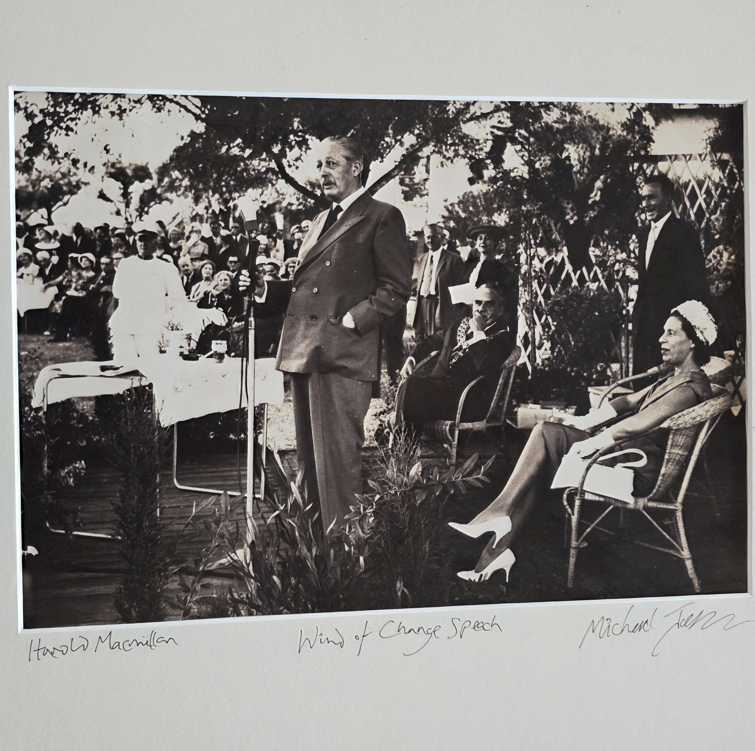 Harold Macmillan – Discours « Wind of Change » Photographie de Michael Joseph