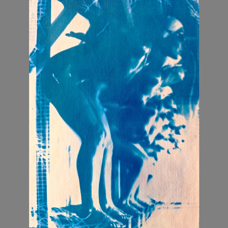 Ready to Dive – Unique Cyanotype – Pool Ladies Photo Shoot by Michael Joseph - Image 2
