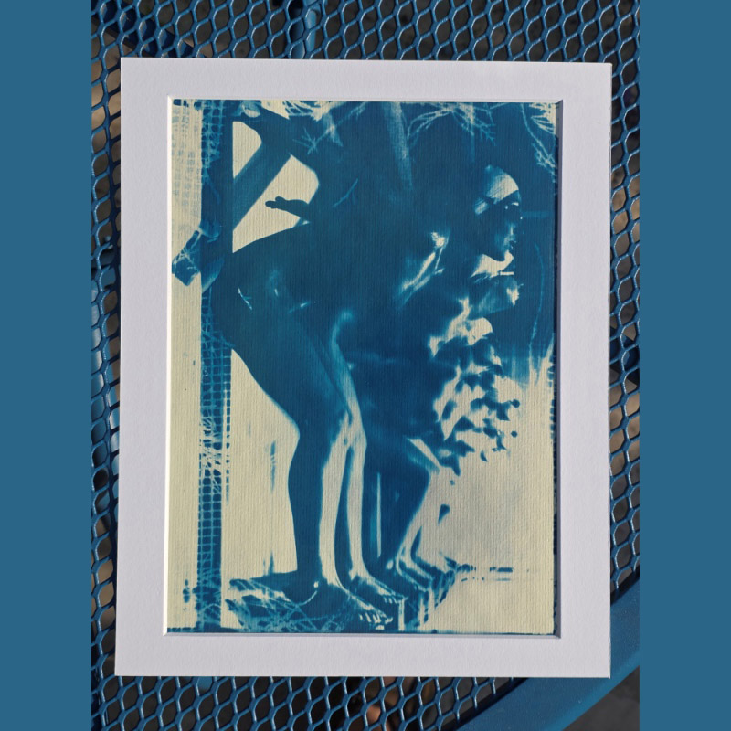 Ready to Dive – Unique Cyanotype – Pool Ladies Photo Shoot by Michael Joseph - Image 3