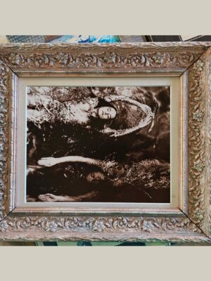 Swimming opposite - framed darkroom lumen, from an original photo by Michael Joseph