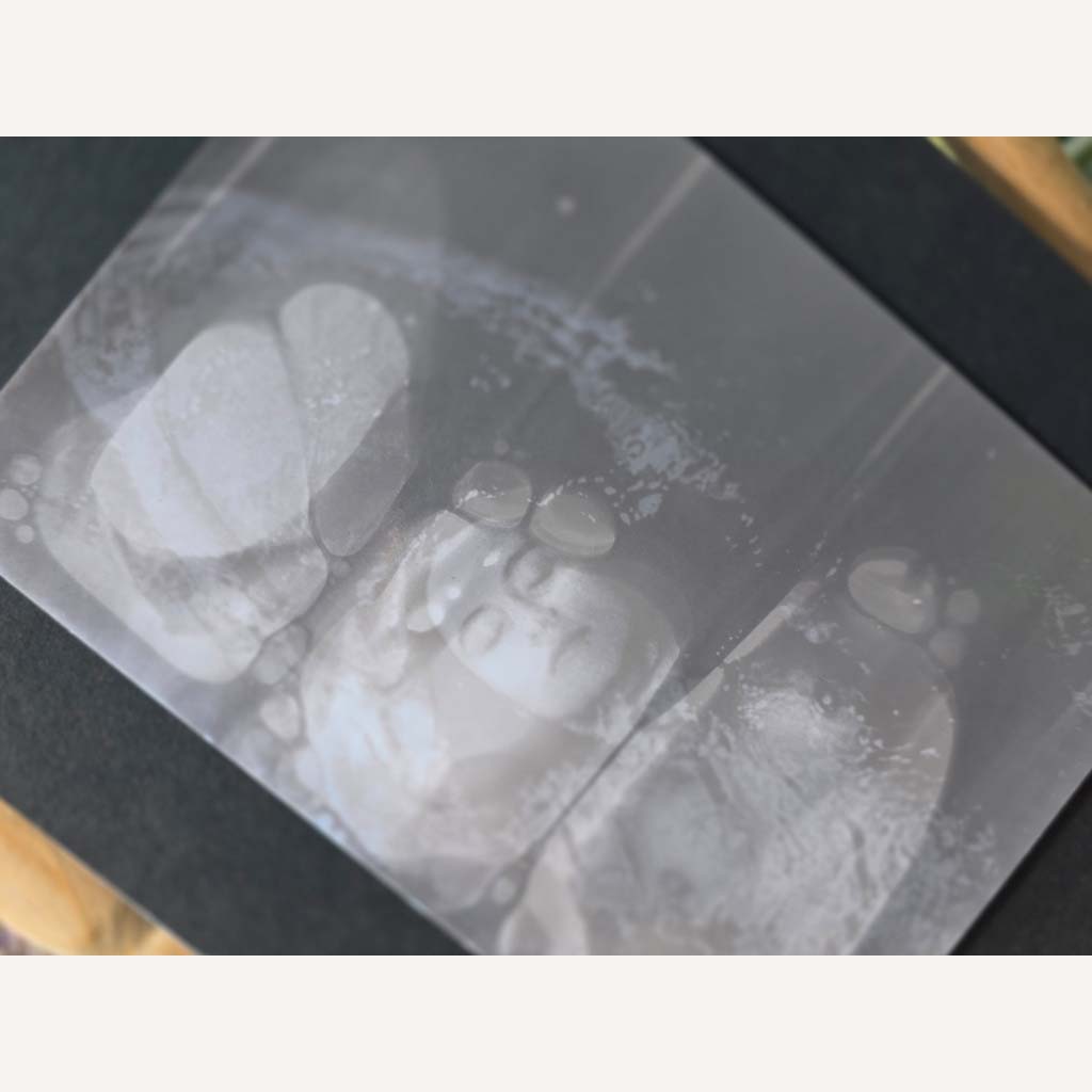 Face of a Floating Swimmer, Bubbles – Small Lumen Print, Pool Ladies Series by Michael Joseph - Image 6