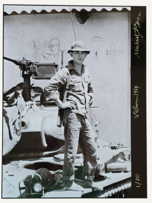 Saigon Grafitti Soldier, Vietnam 1964 by Michael Joseph